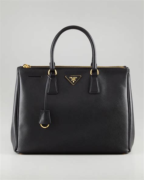 prada nero tote|Prada saffiano leather bag.